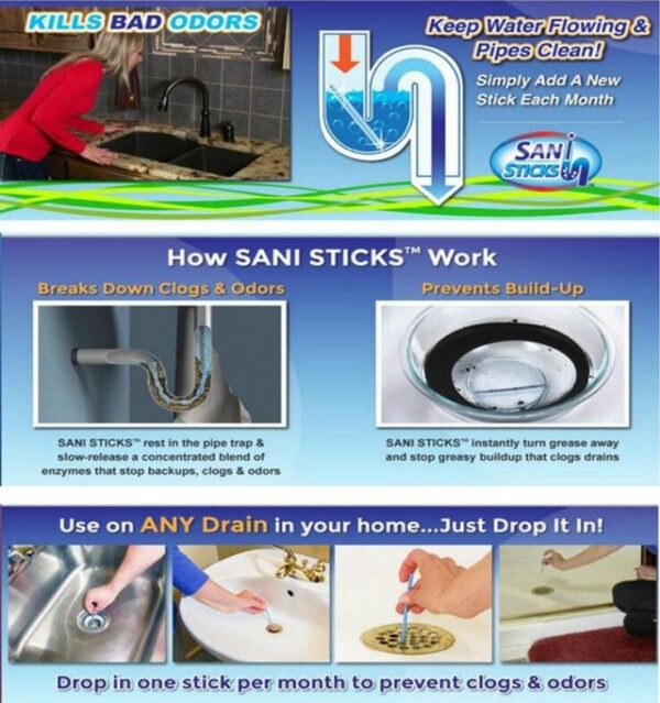 Sani Sticks Oil Decontamination
